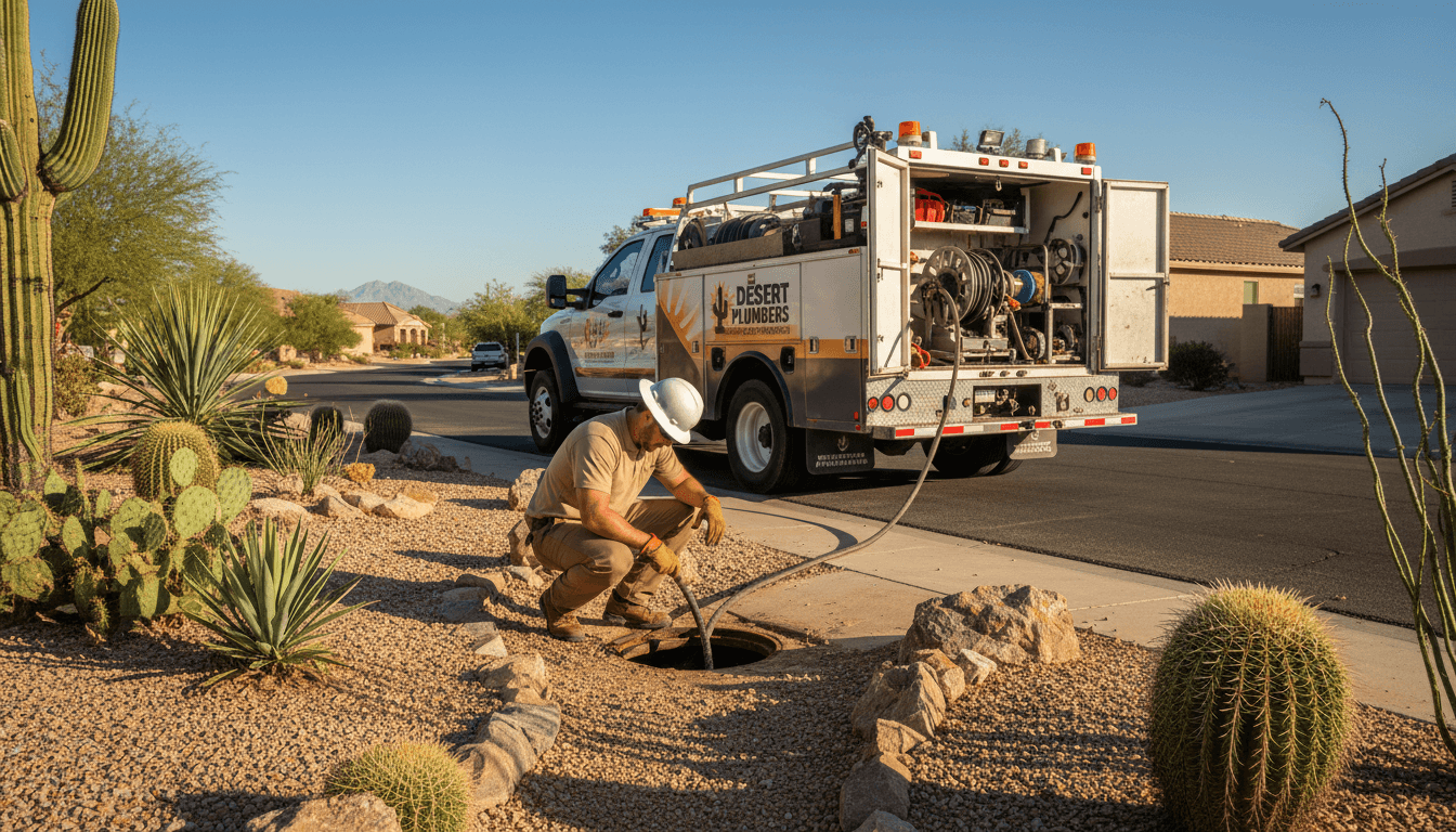 Main Sewer Line Cleaning service in Phoenix, AZ